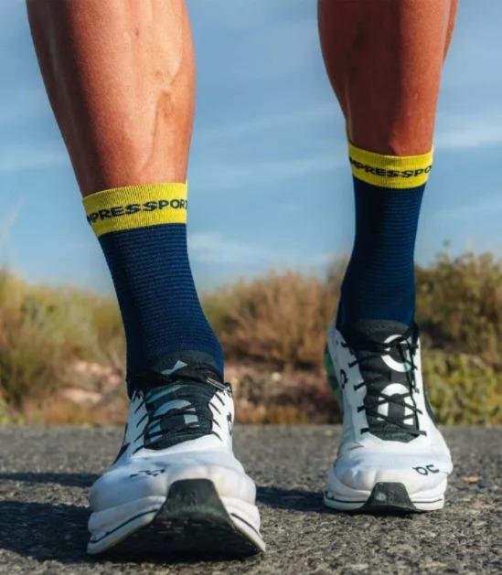 Miniatura Pro Racing Socks RUN HIGH V4.0  - Color: Azul-Verde