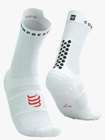 Miniatura Pro Racing Socks RUN HIGH V4.0  - Color: Blanco-Negro