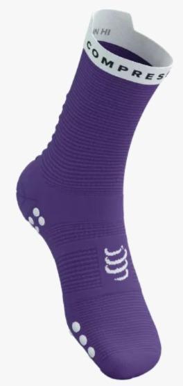 Miniatura Pro Racing Socks RUN HIGH V4.0  - Color: Violeta-Blanco