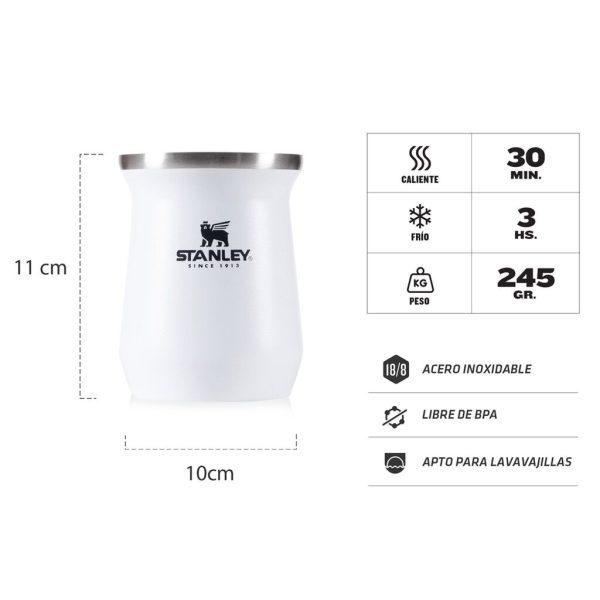 Mug Mate 236 ml  / Color Blanco - Color: Blanco