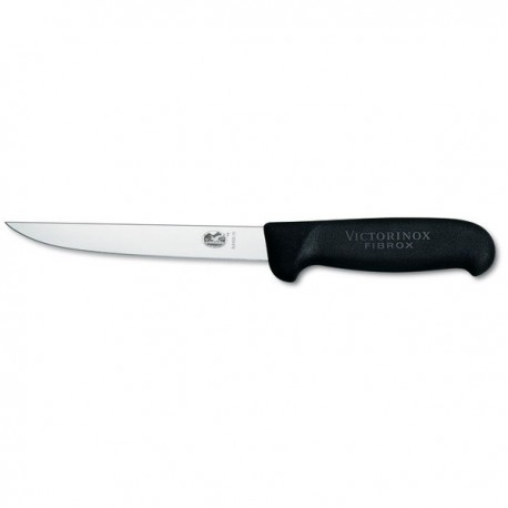 Cuchillo Deshuesar Recto Hoja Angosta Fibrox 15 cm - Color: Negro