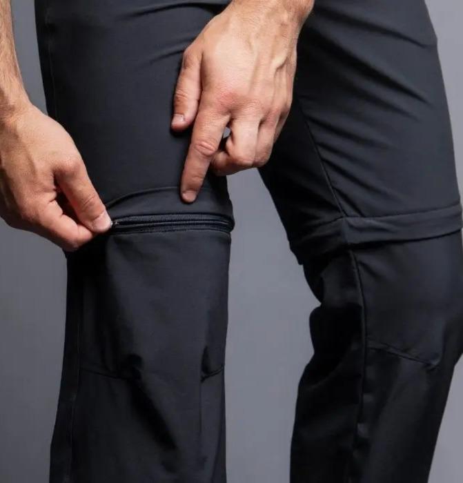 Miniatura Pantalón Hombre Hiking Zip Off - Color: Negro