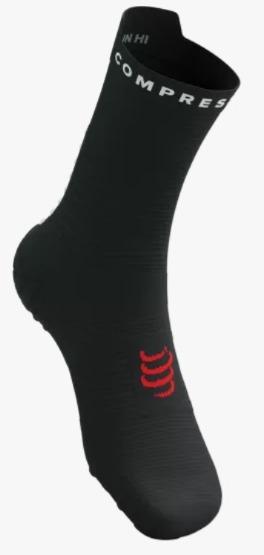 Miniatura Pro Racing Socks RUN HIGH V4.0  - Color: Blanco-Negro-Rojo