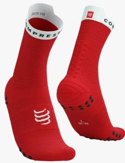 Miniatura Pro Racing Socks RUN HIGH V4.0  - Color: Rojo-Blanco