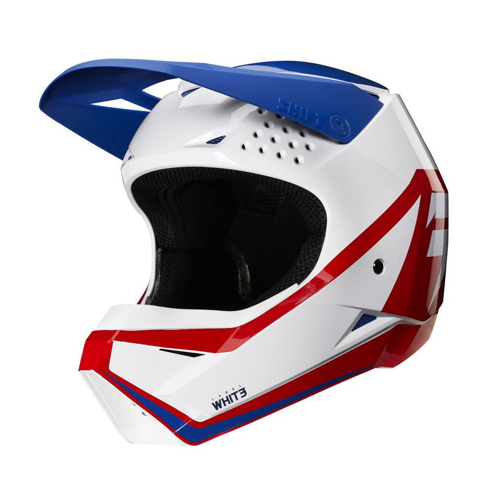Casco Moto Niño White Label Race