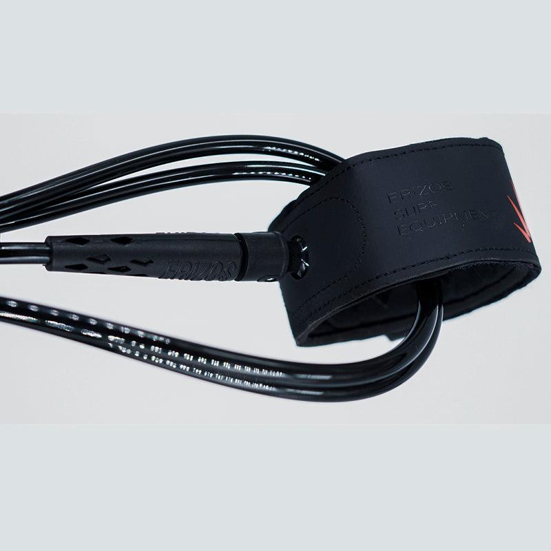 Miniatura Leash Surf All Condition 7mm - Color: Negro/Rojo