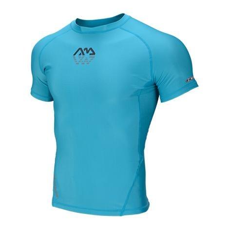 Polera Lycra Scene Hombre Manga Corta - Color: Azul