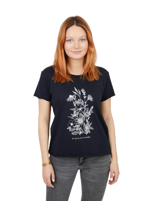 Polera Flores De Mujer -