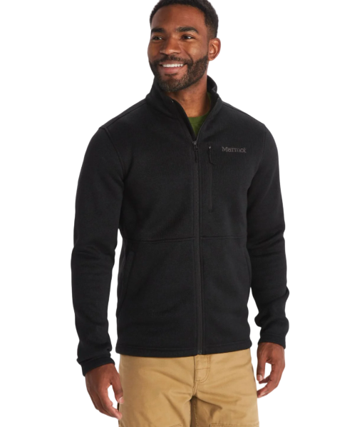 Miniatura Polar Hombre Drop Line Jacket - Color: Negro