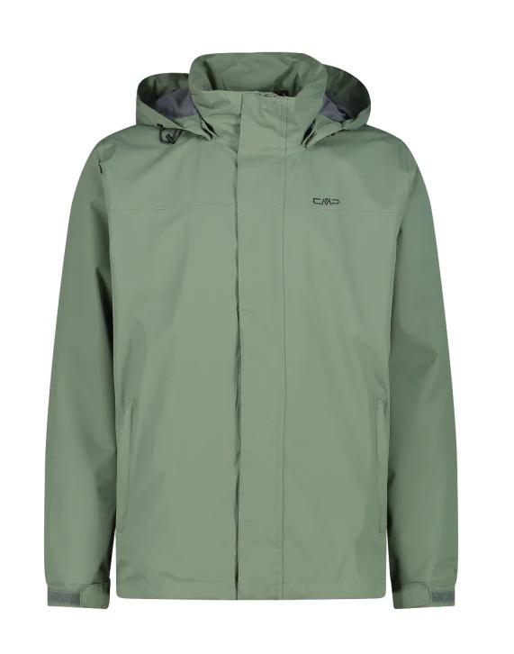 Chaqueta Hombre Impermeable Snaps Hood - Color: Salvia