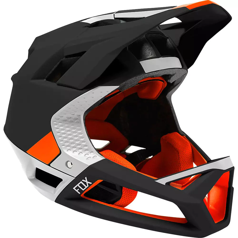 Miniatura Casco Bicicleta Proframe Blocked - Color: Negro-Naranjo