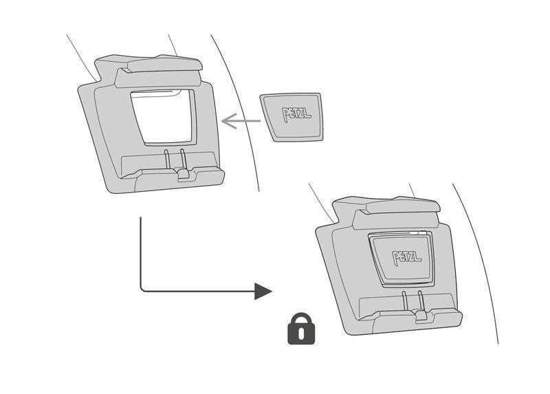 Fijación De Linternas Para Cascos Slot Adapt -