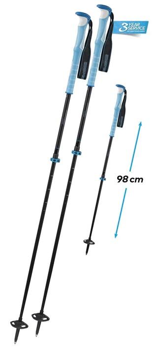 Bastón Carbon C.7 Ascent - Talla: 110-140, Color: Blue