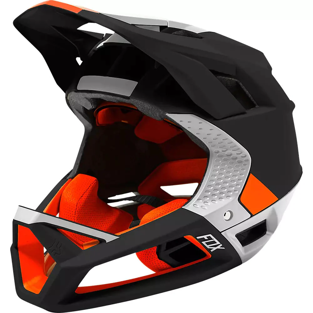 Miniatura Casco Bicicleta Proframe Blocked - Color: Negro-Naranjo