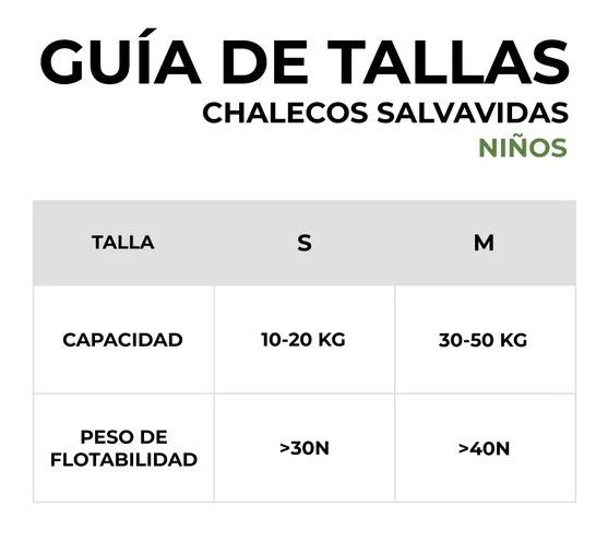 Chaleco Salvavidas Neopreno Para Niños -