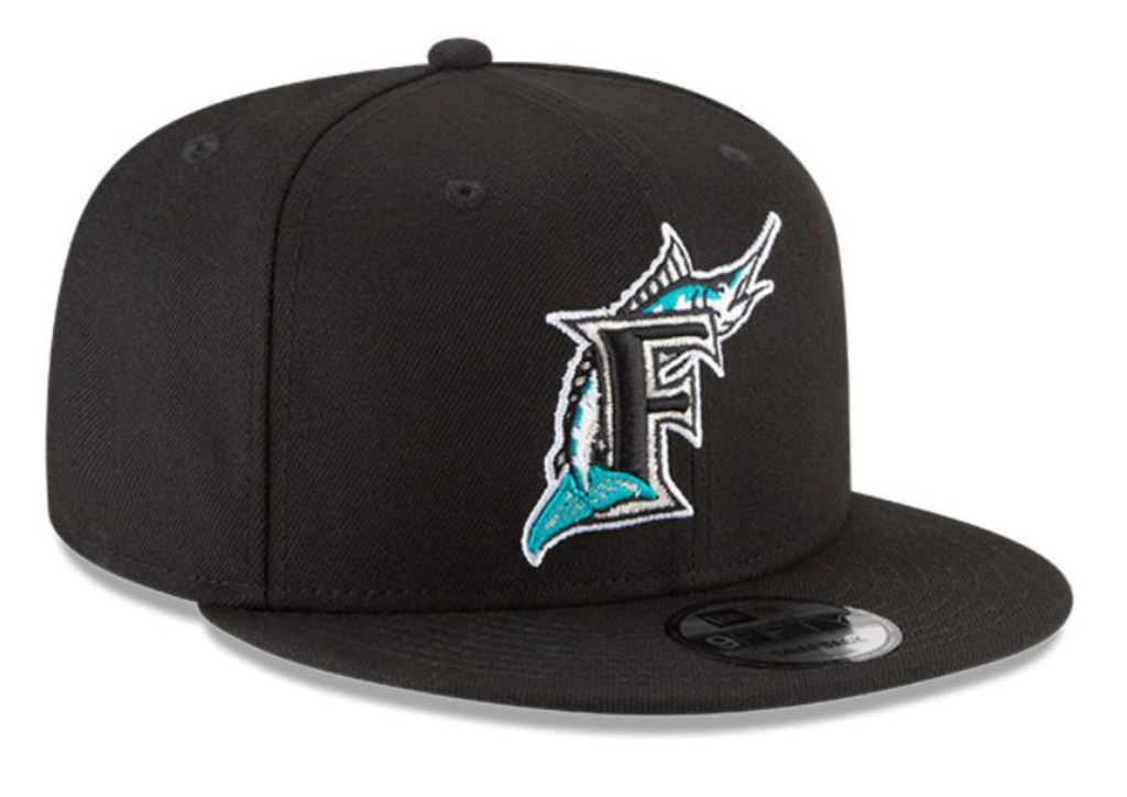 Miniatura Jockey Florida Marlins MLB 9 Fifty  - Color: Negro