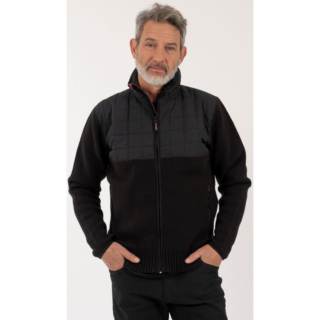 Miniatura Bomber Hibrido Herrtschiske Hombre - Color: Negro
