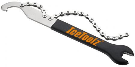 Huasca Multi-Speed C/Llave Pedal y Garfio 15mm 34S4 - Color: Negro-Plateado
