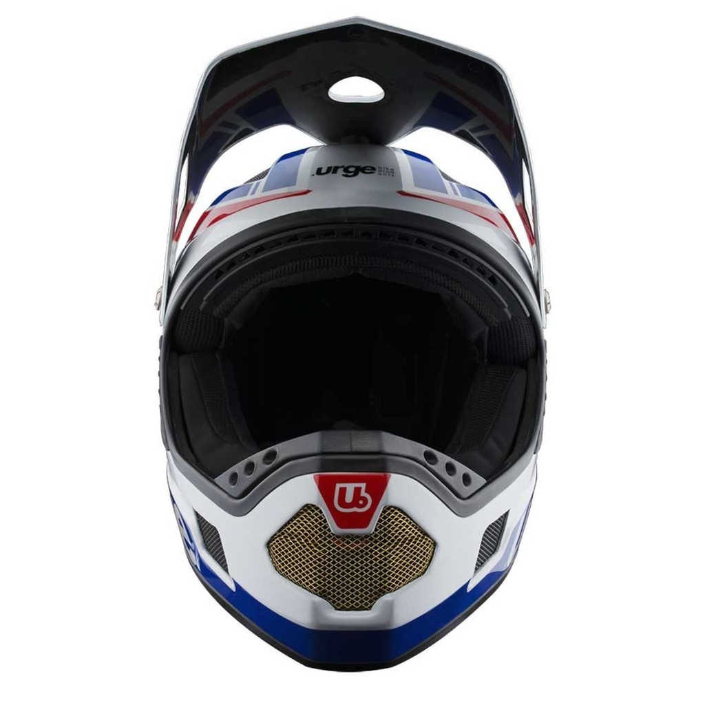 Casco Urge Down O-Matic RR  - Color: Blan/Roj/Azul