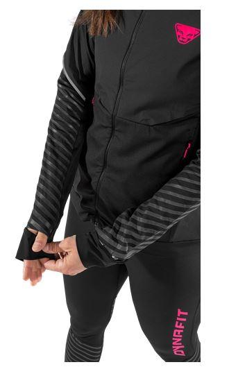 Miniatura Chaqueta Mujer Alpine Reflective - Color: Negro/Rosa