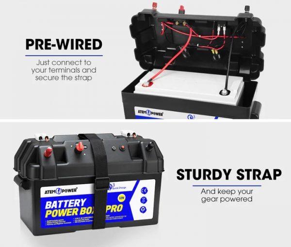 Caja para Batería 12 V - Formato: Unidad