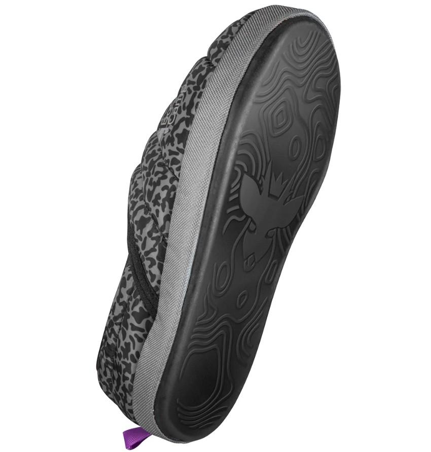 Miniatura Pantufla Térmica SoftShoes Quintay Adulto - Color: Negro/Gris