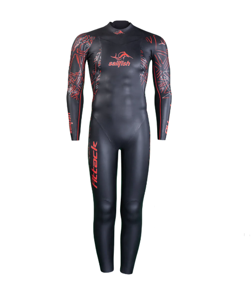 Miniatura Traje Neopreno Hombre Attack 7 2022 - Color: Negro-Rojo