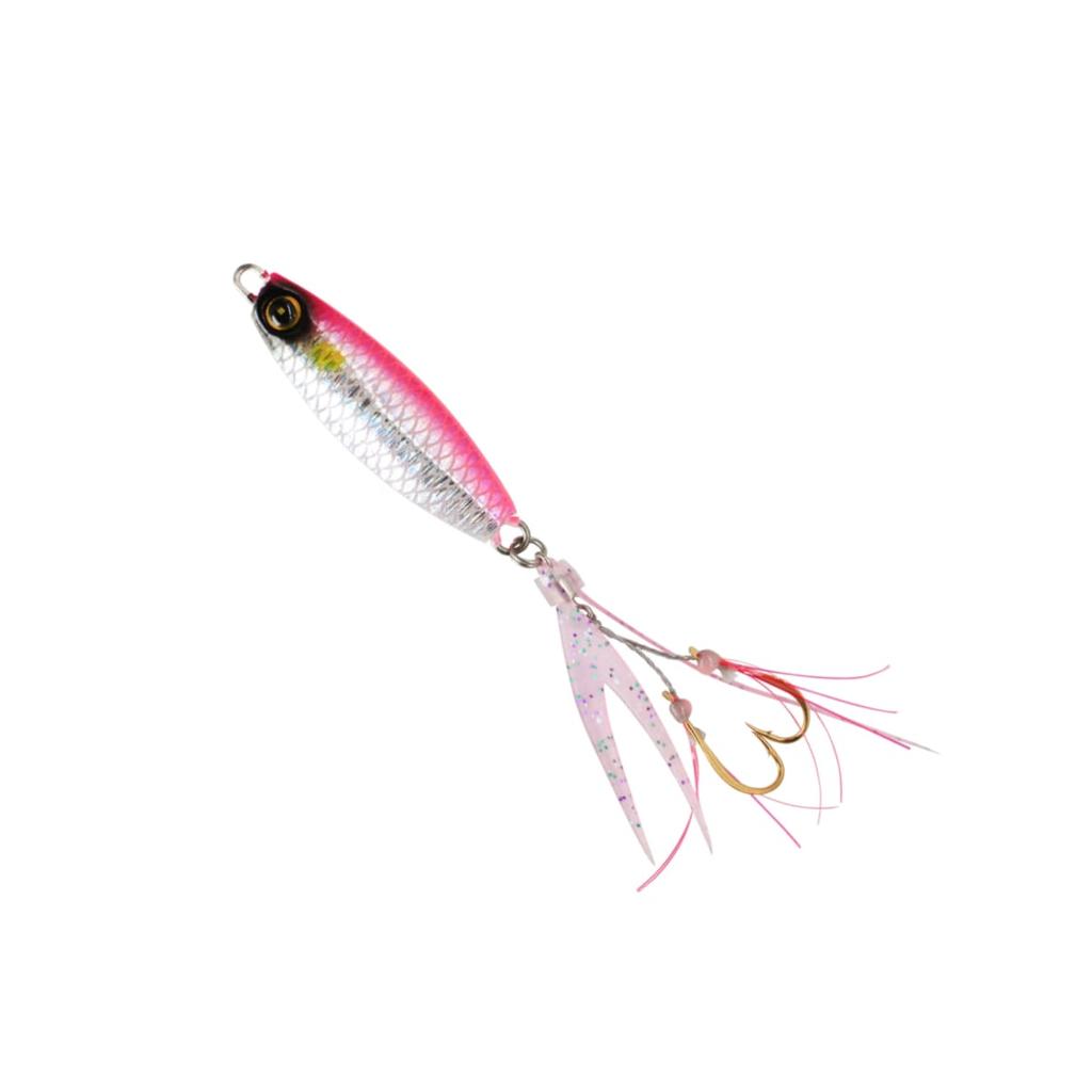 Miniatura Chispa Jackeye Mame Kunekune Real Scale Sardine Mesh Glow Ul 10G Fs442-10-1_ - Color: Rosa