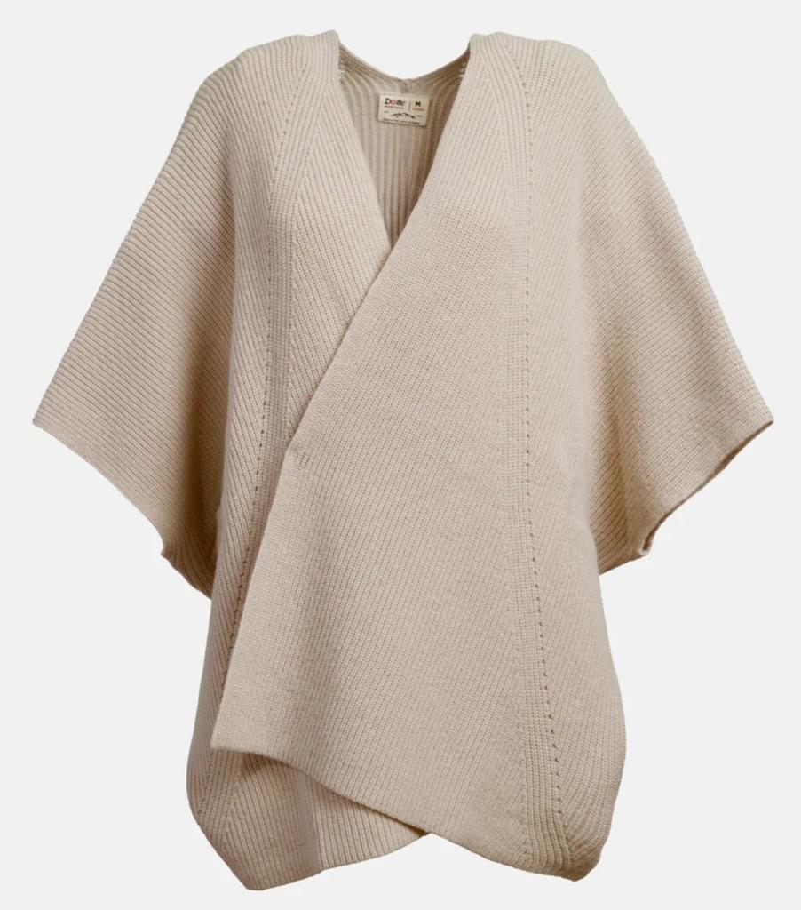 Miniatura Poncho Clover Mujer - Color: ARENA