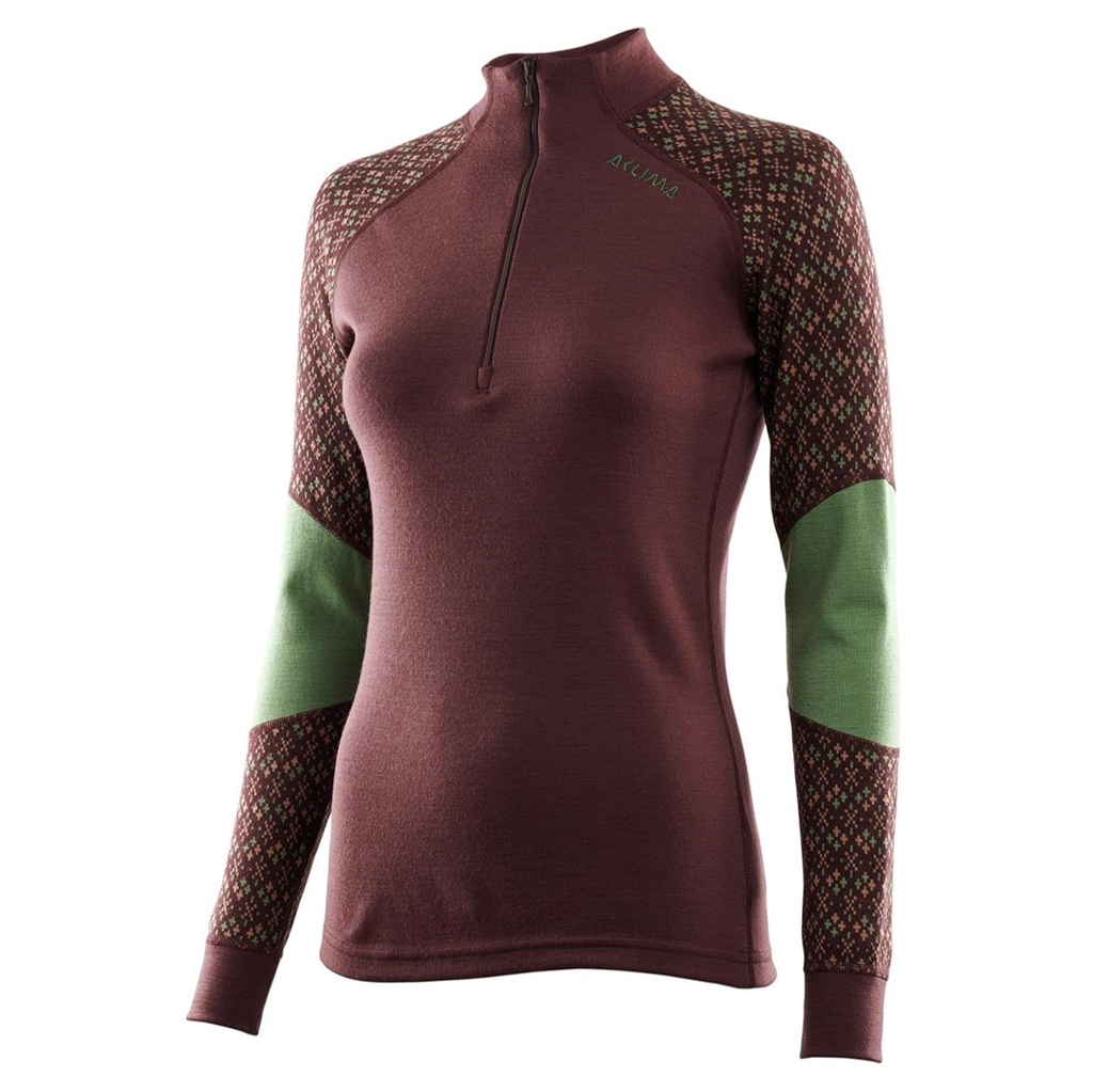 Miniatura Primera Capa DEW Gritre MockNeck Mujer - Talla: M, Color: Burdeo