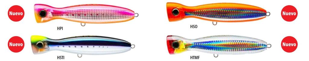 Señuelo Hardcore Popper Bullet Bull F1205 130MM/50G 