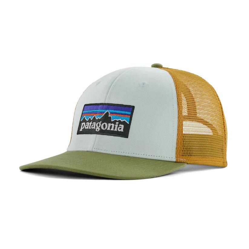 Miniatura Jockey P-6 Logo Trucker Hat - Color: Verde Tenue