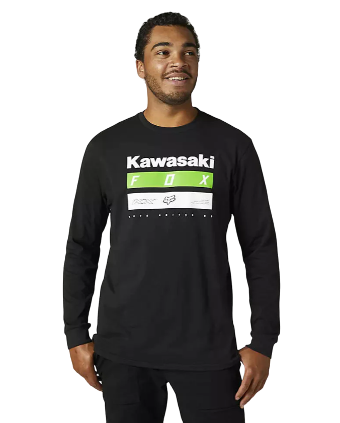 Miniatura Polera Hombre Lifestyle Kawasaki Stripes Premium Manga Larga Manga Larga -