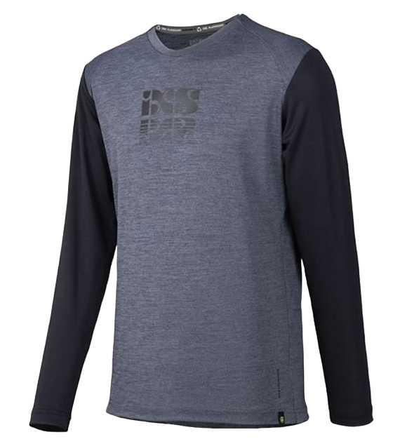 Jersey Hombre Trigger X L/S De Bicicleta - Color: Gris-Negro