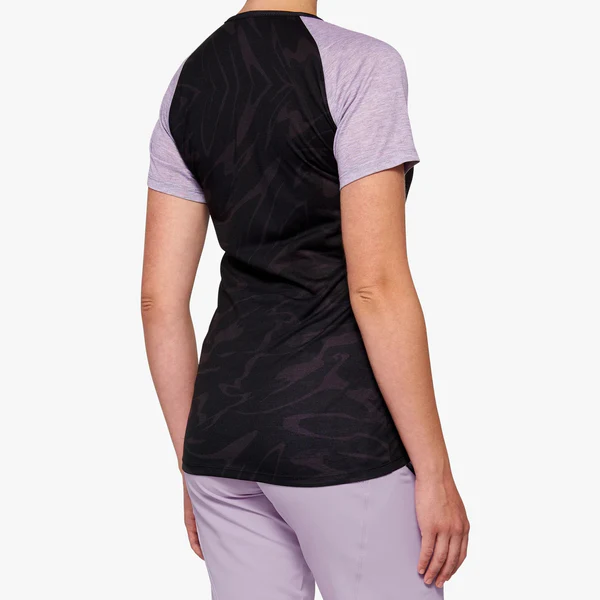 Jersey Mujer Ciclismo Manga Corta  - Color: Negro