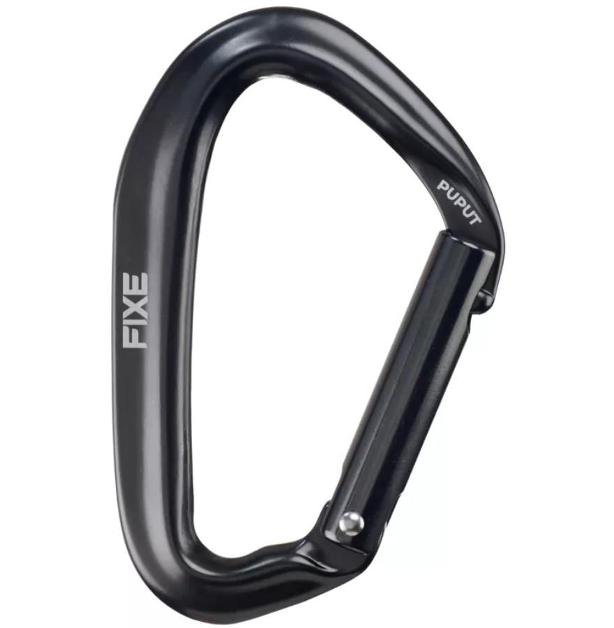 Mosquetón Aluminio Tipo D Sin Seguro 22kN Puput Sraight