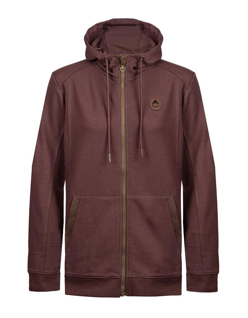 Poleron Hoodie Ulkha Mujer - Color: Burdeo