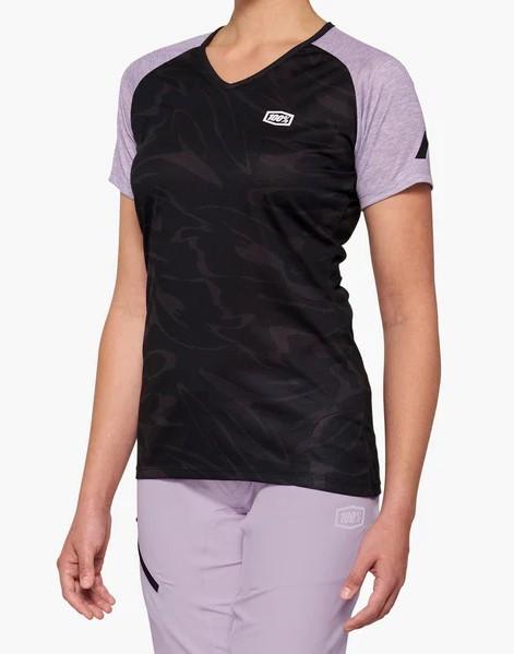 Jersey Mujer Ciclismo Manga Corta  - Color: Negro