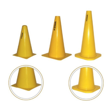 Cono Atletismo Plástico 12" - Color: Amarillo
