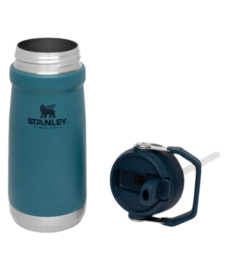 Botella Hidratacion Con Bombilla 500 ML - Color: Azul
