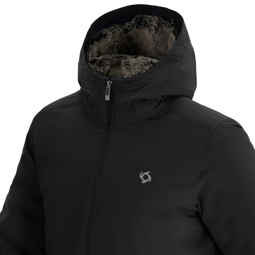 Parka Abrigo Astral Hombre - Color: Negro