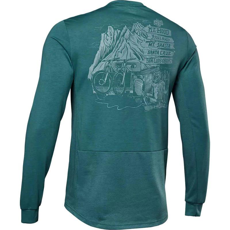 Polera Bicicleta Manga Larga Ranger Drirelease® - Color: Verde