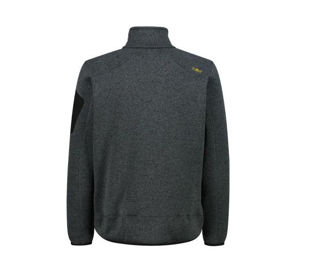 Miniatura Polar Hombre Mélange Knit-Tech Heavy - Color: Gris/Negro