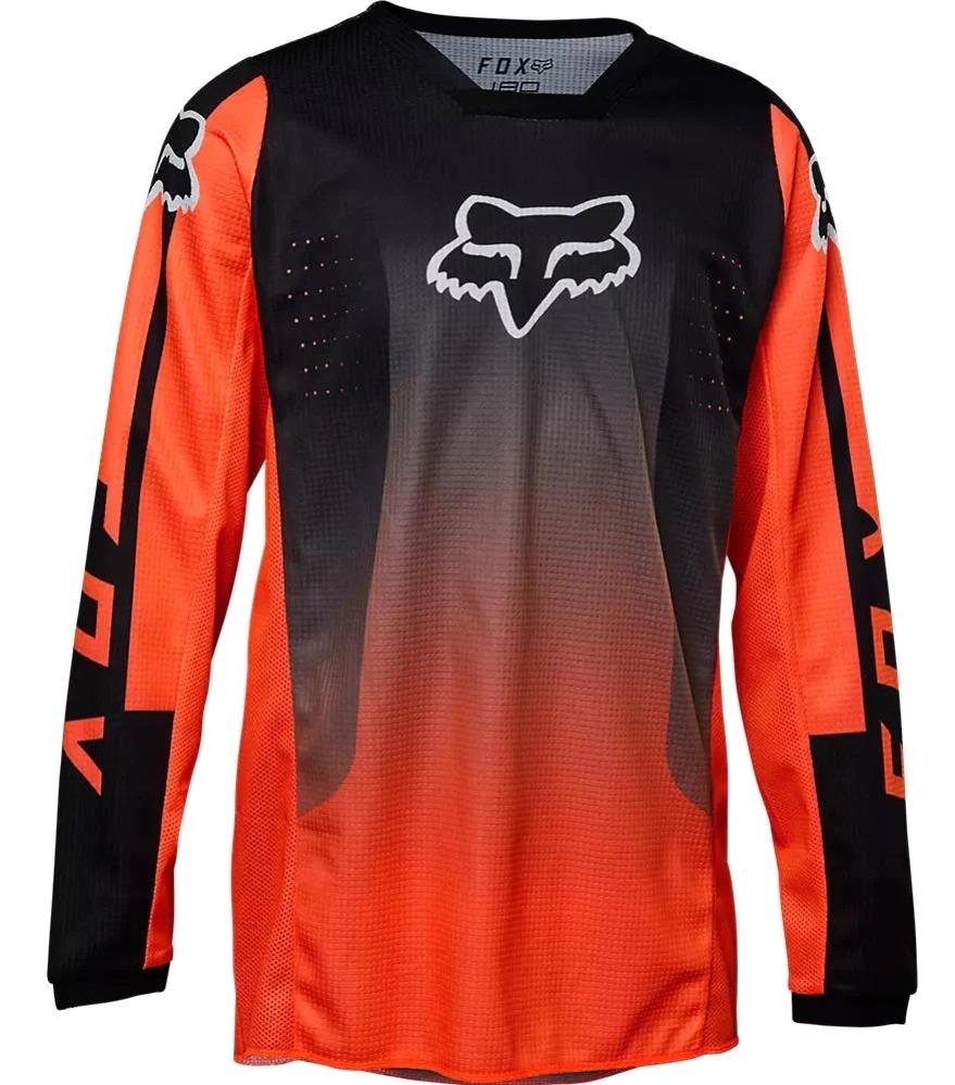 Polera Moto Niño 180 Leed - Color: Naranja