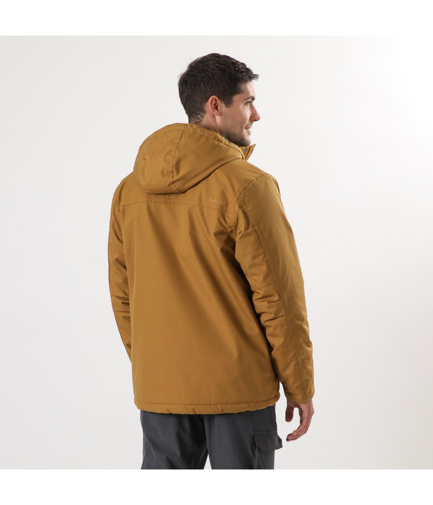 Miniatura Chaqueta Impermeable Termico Hombre Quetalco - Color: Brown