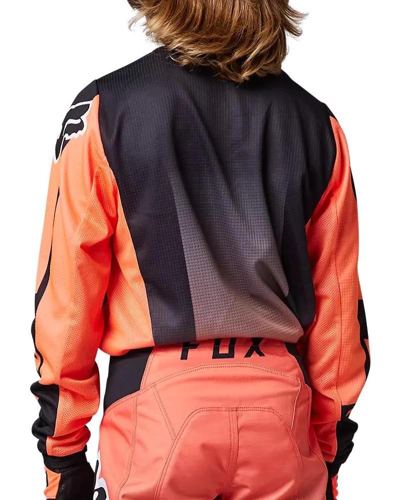 Polera Moto Niño 180 Leed - Color: Naranja