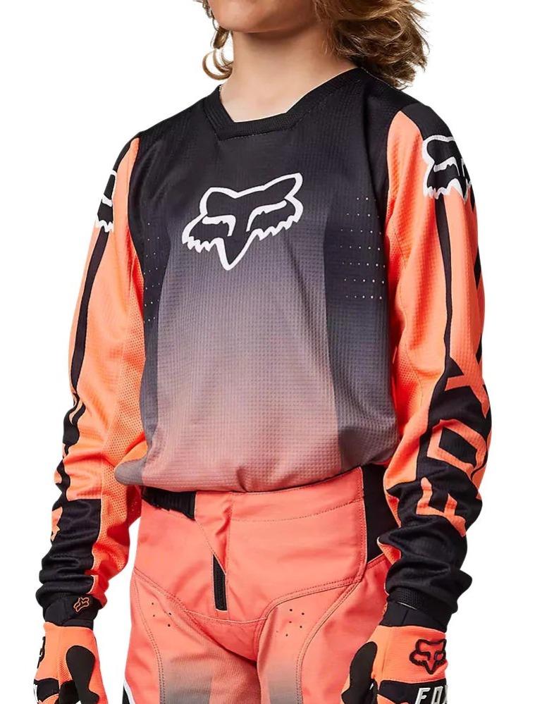 Miniatura Polera Moto Niño 180 Leed - Color: Naranja