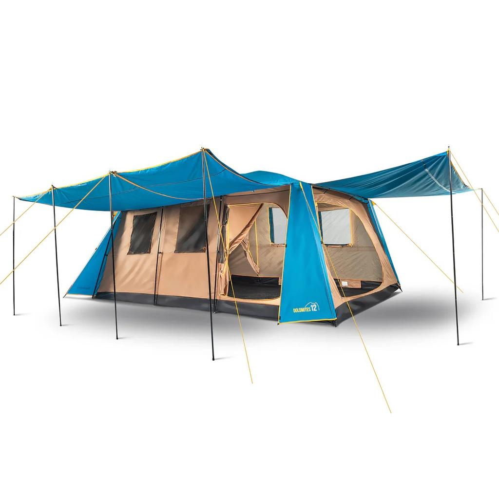 Miniatura Carpa Camping Dolomites 12 personas doble toldo -