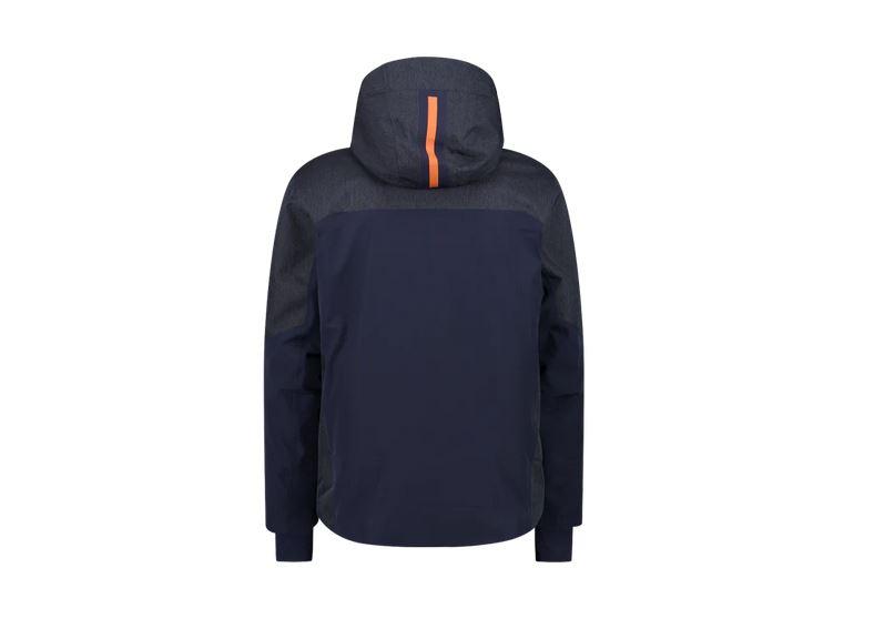 Miniatura Chaqueta Hombre Denim-Effect Ski - Color: Negro/Azul