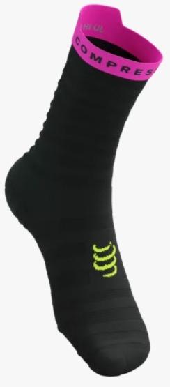 Miniatura Pro Racing Socks Run High ULTRALIGHT v4.0 - Color: Negro-Amarillo-Rosado